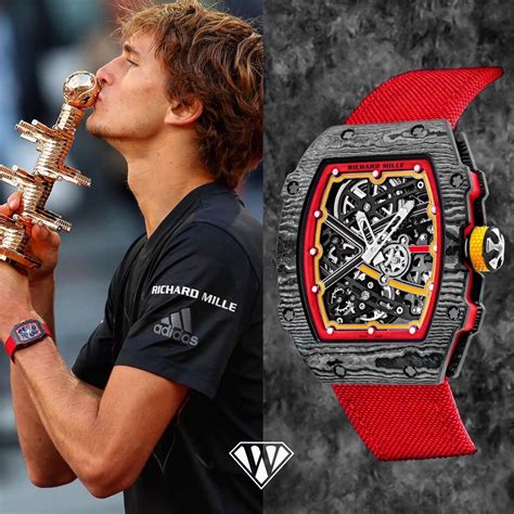 green richard mille watch|alexander zverev edition price.